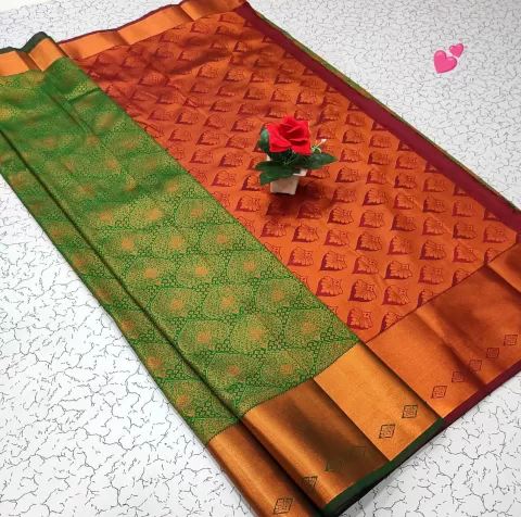 Red Samuthrika and Vasthrakala Saree